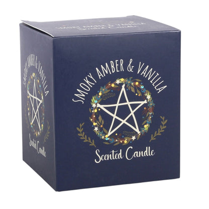 Solstice Wreath Smoky Amber & Vanilla Scented Candle