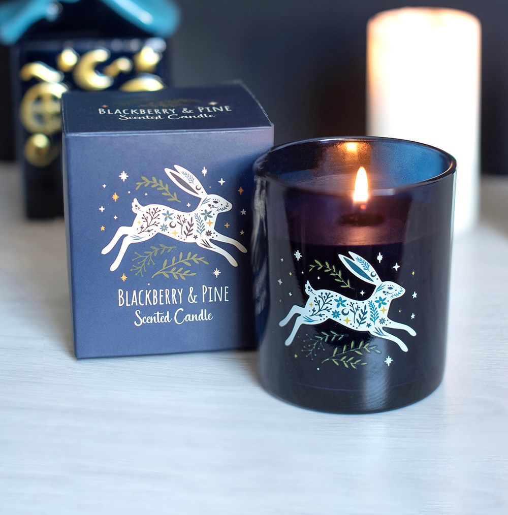 Blackberry & Pine Scented Candle