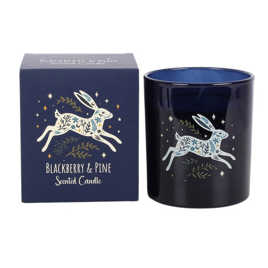 Blackberry & Pine Scented Candle - Crystal Nest
