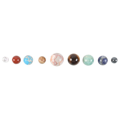 Solar System Gemstone Crystal Sphere Set - Crystal Nest