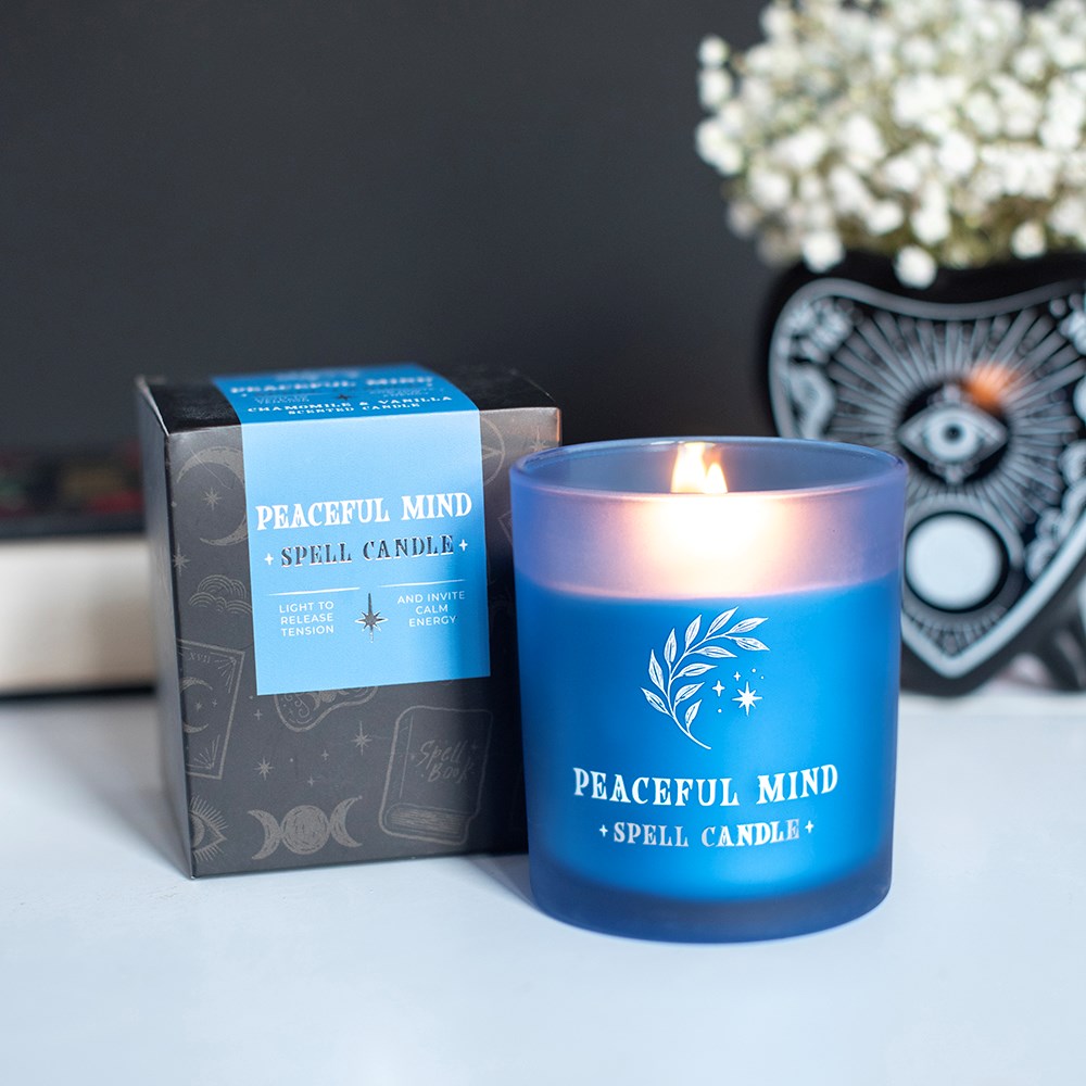 Peaceful Mind Chamomile & Vanilla Spell Candle
