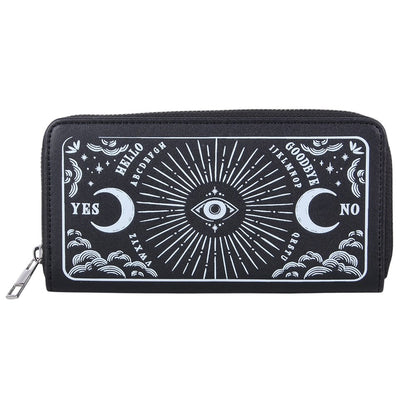 Black Celestial Tarot Zip Purse | All-Seeing Eye