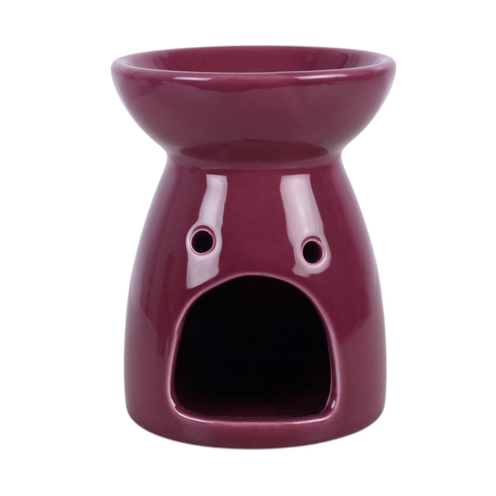 Purple Sacred Sight Heart Oil Burner & Wax Warmer