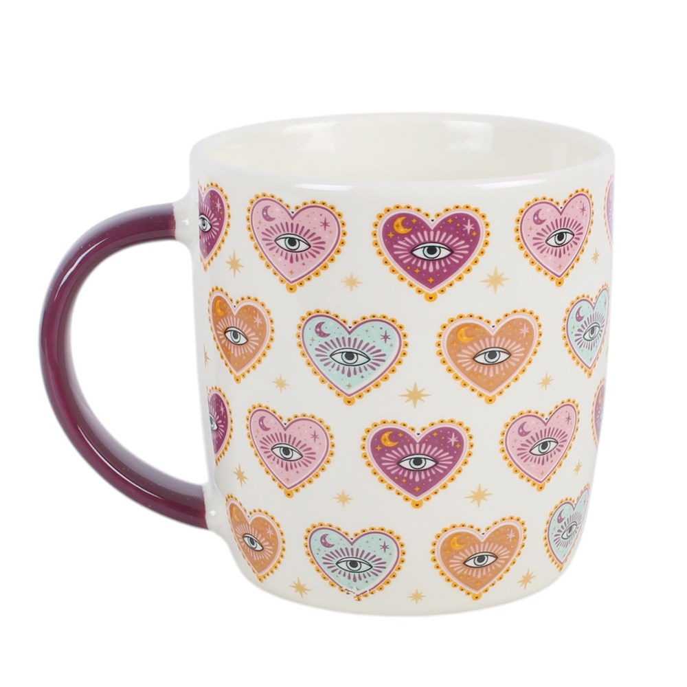 Sacred Sight Evil Eye Mug & Heart Tea Infuser Gift Set | 500ml