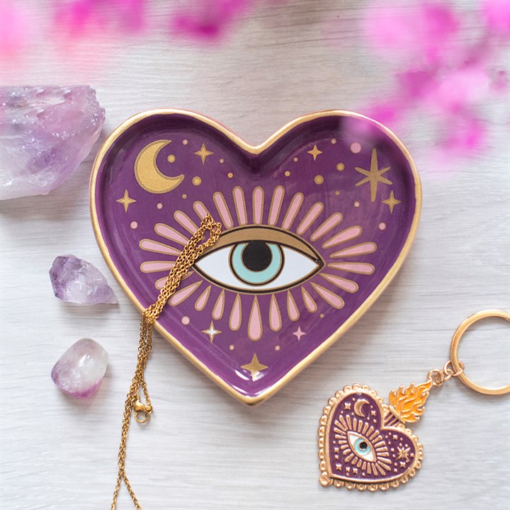Purple Sacred Sight Heart Trinket Dish