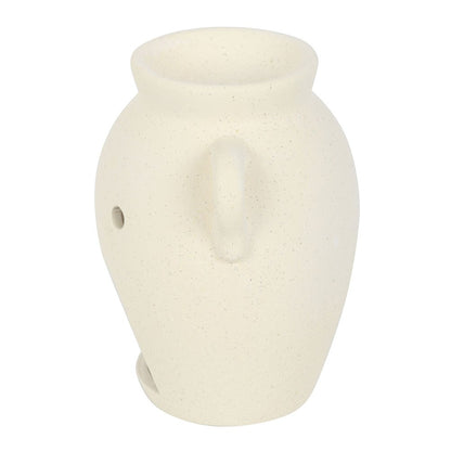 Off-White Amphora Vase Oil Burner & Wax Warmer