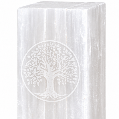 Tree of Life Selenite Lamp | 25cm - Crystal Nest