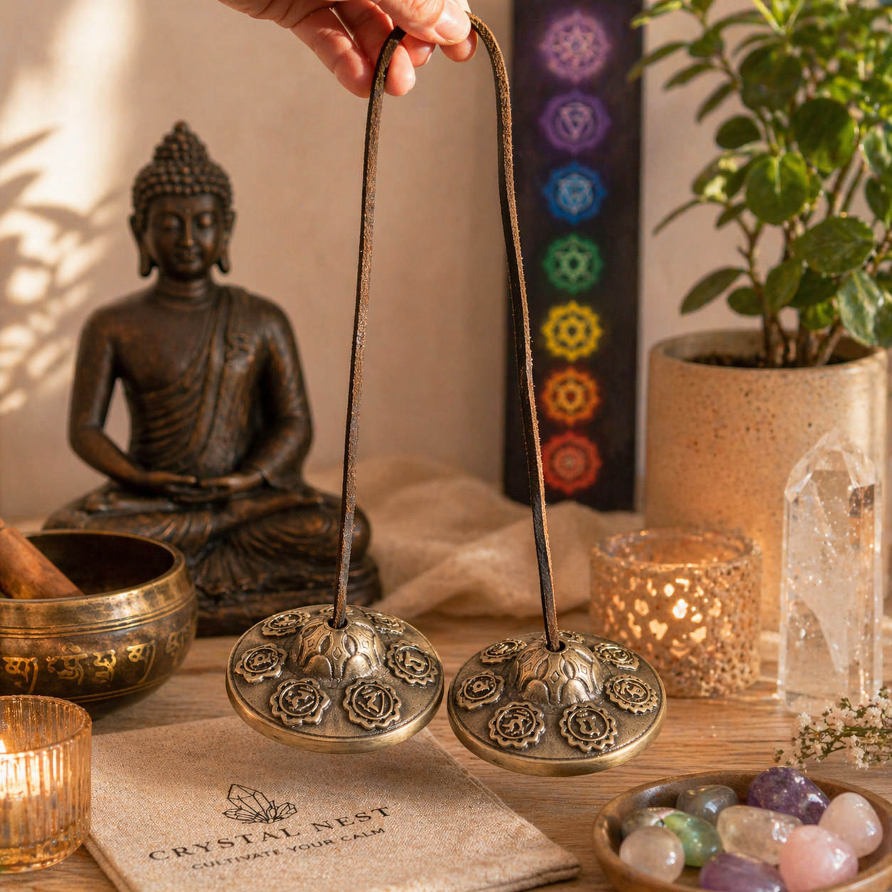 Seven Chakra Tibetan Tingsha Bells | Sound Healing