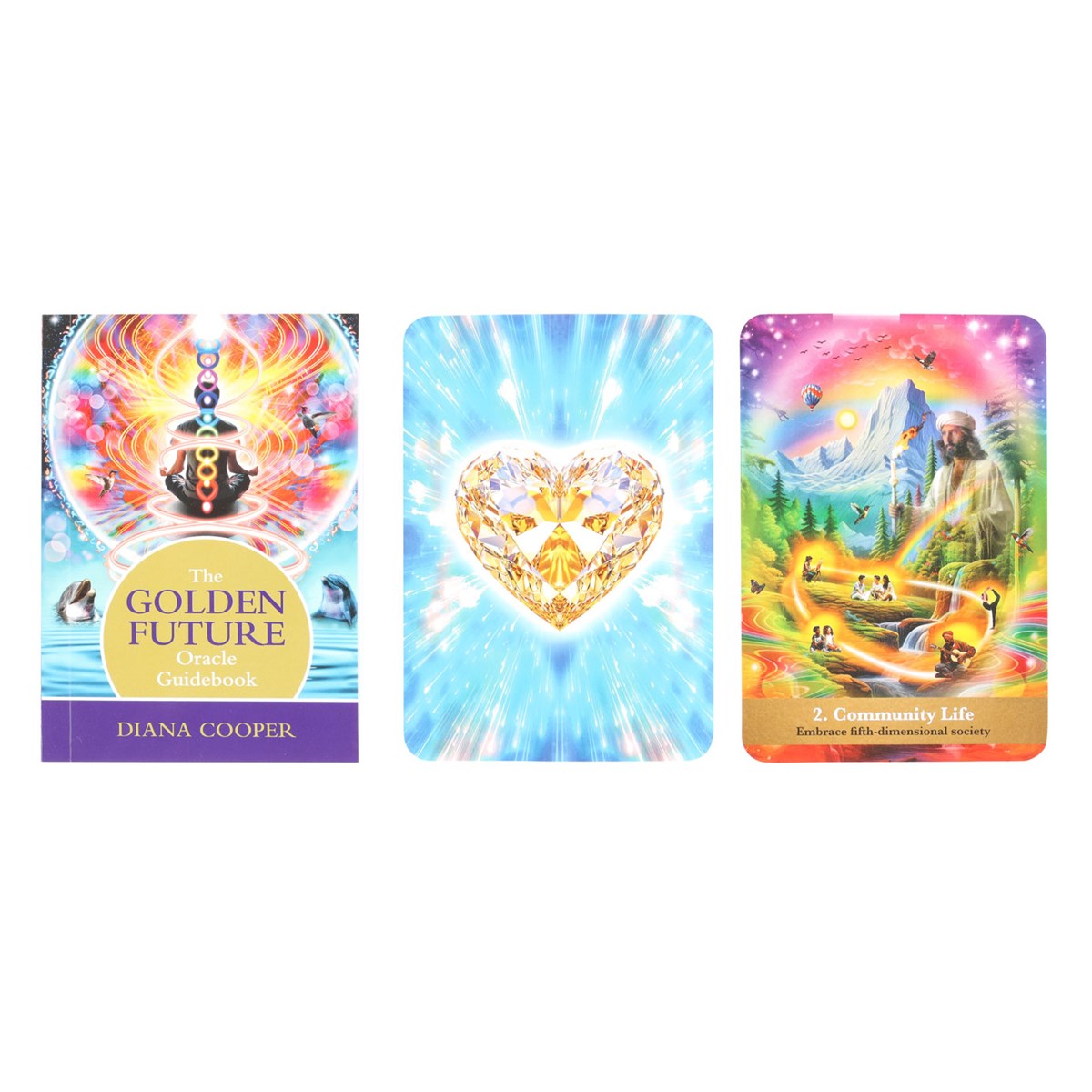 The Golden Future Oracle Cards by Diana Cooper