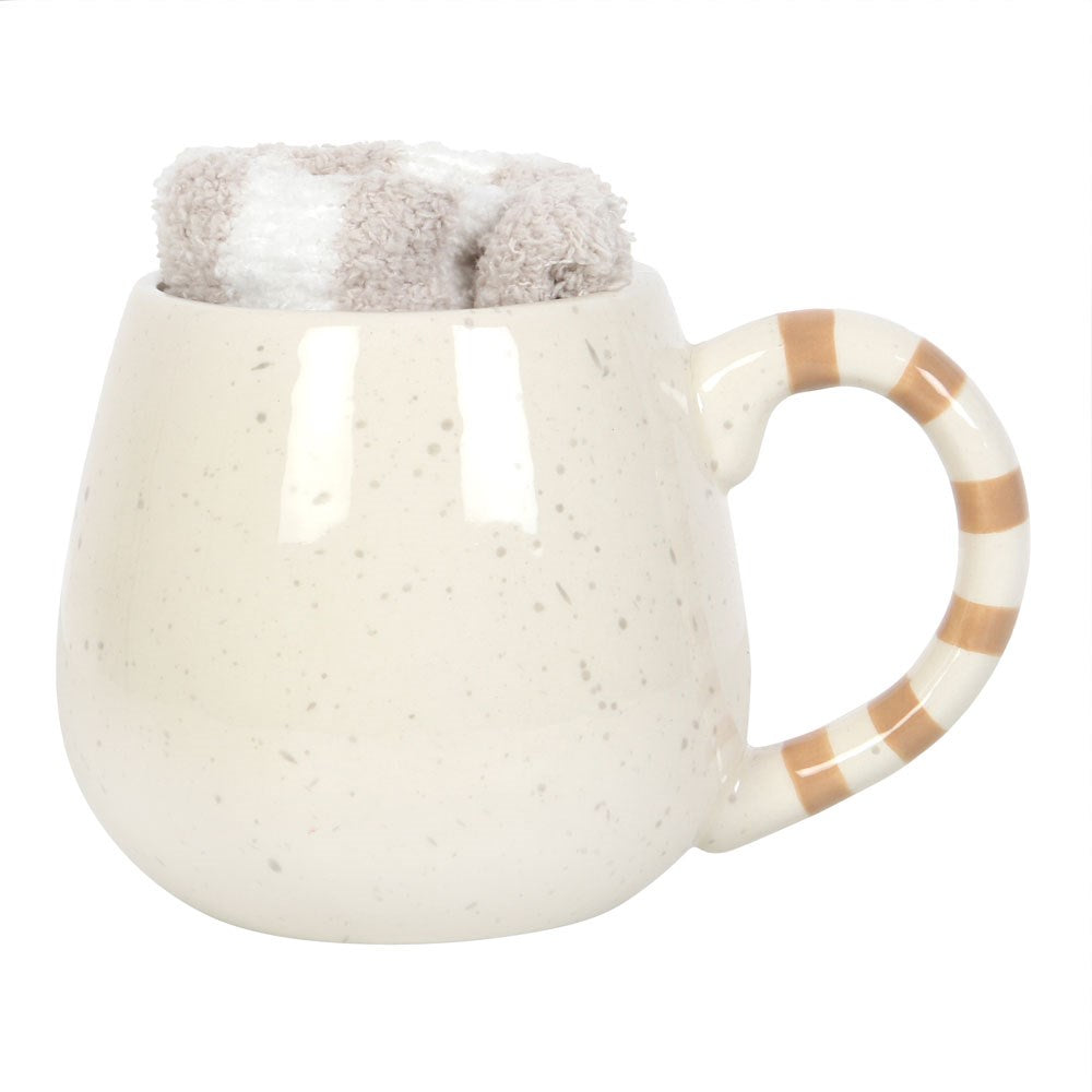 Snowman Mug and Socks Set | Cosy Christmas Gift