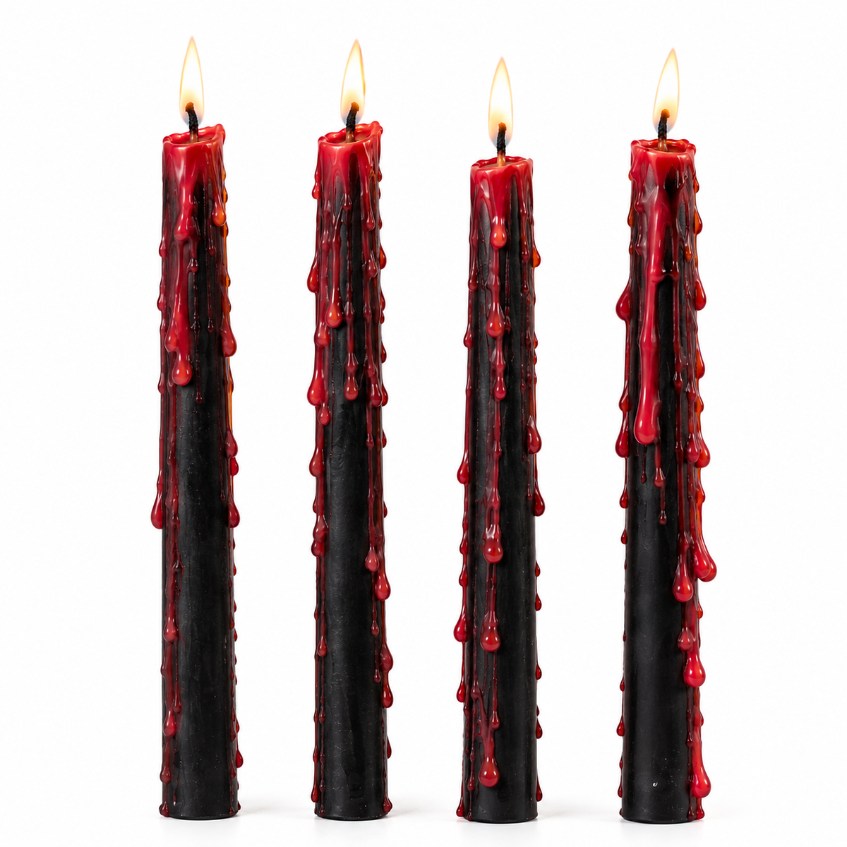 Vampire Tears Bleeding Candles | Pack of 4 - Crystal Nest