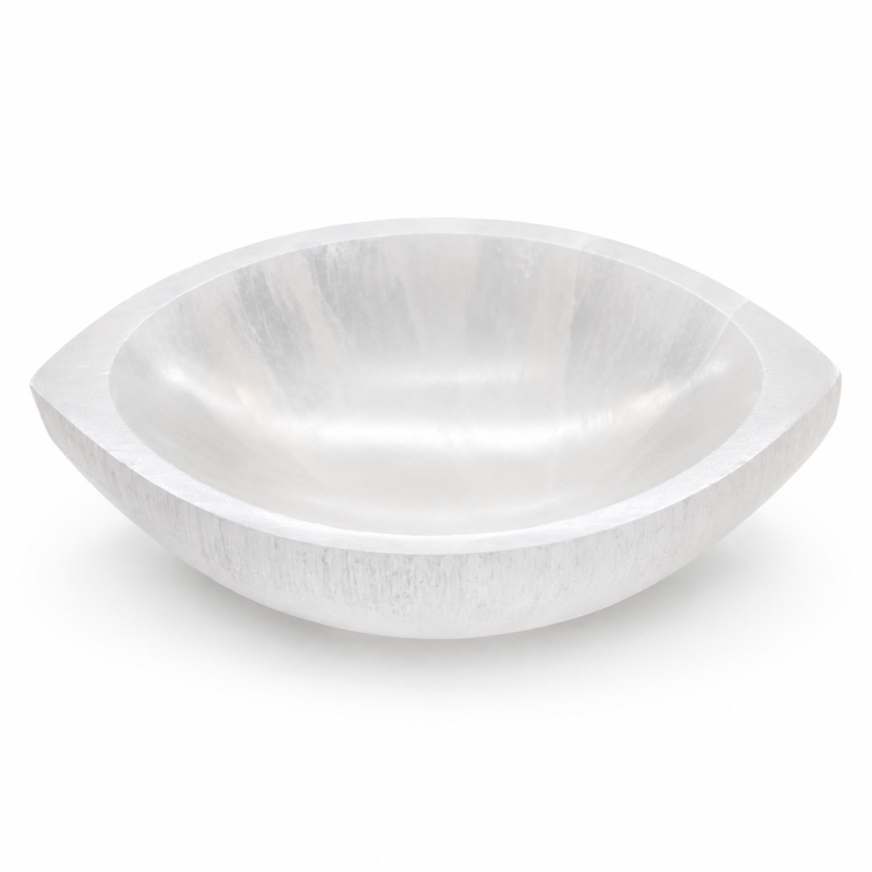 Large Third Eye Selenite Crystal Cleansing Bowl
