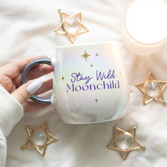 Stay Wild Moon Child Opalescent Mug