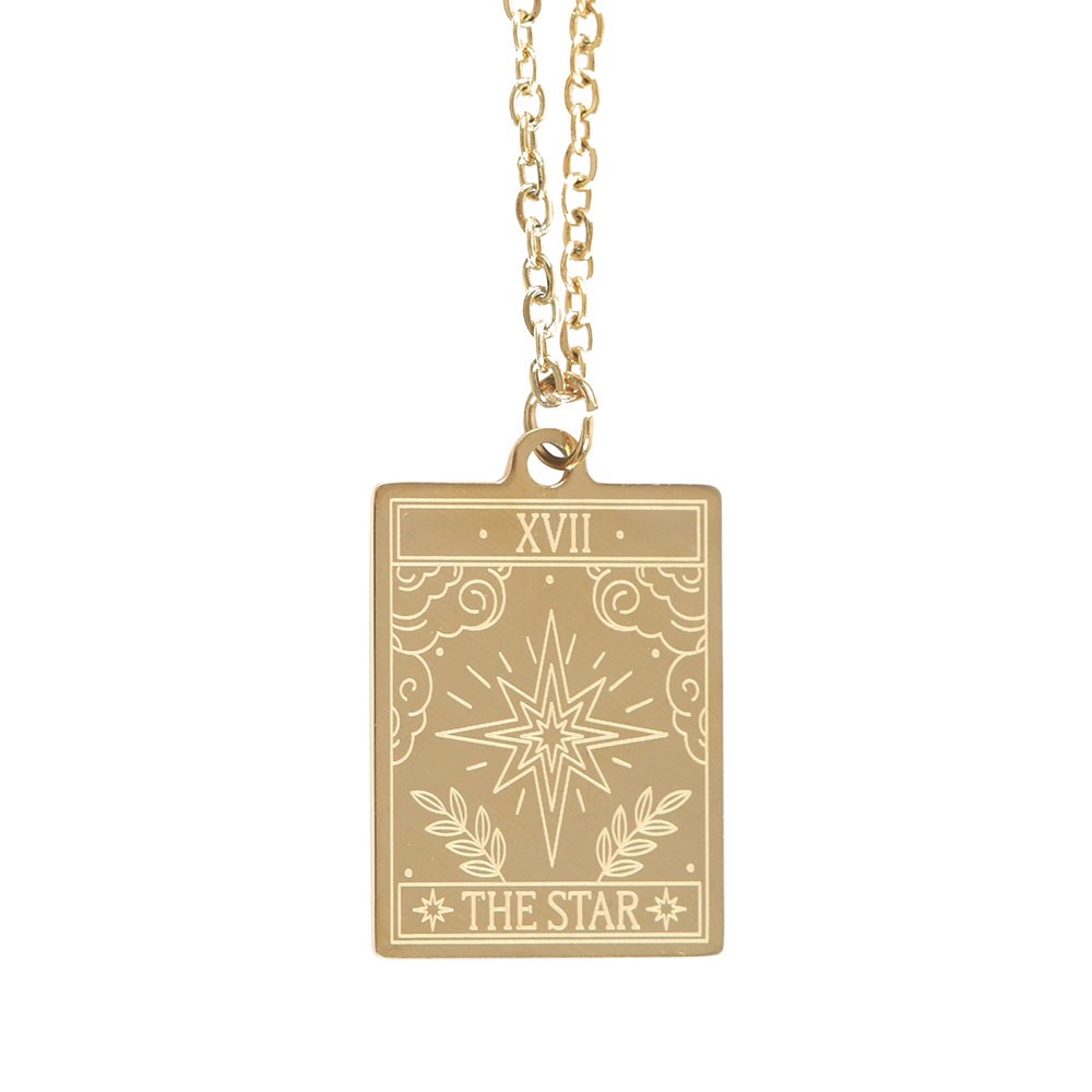 The Star Tarot Necklace & Greeting Card - Crystal Nest