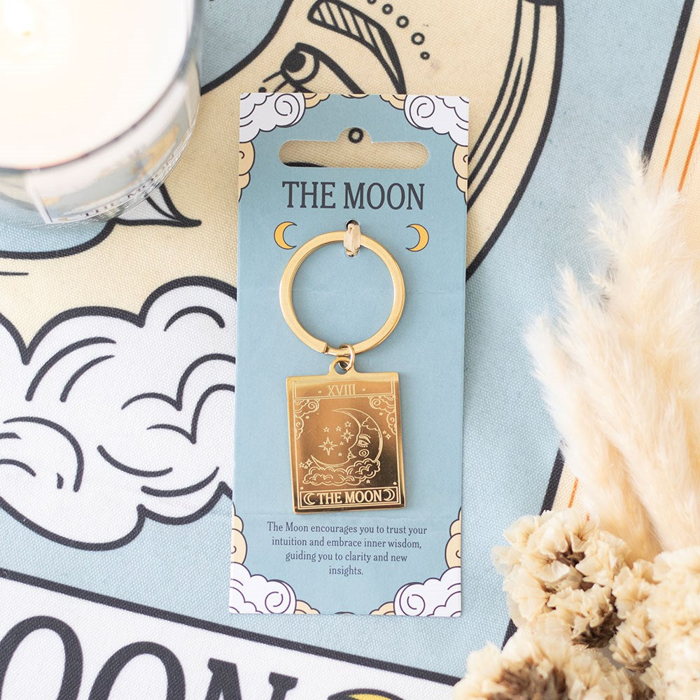 The Moon Tarot Keyring - Crystal Nest