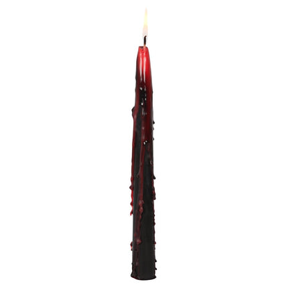 Vampire Blood Taper Candles | Bleeding Wax Effect | Box of 8 - Crystal Nest