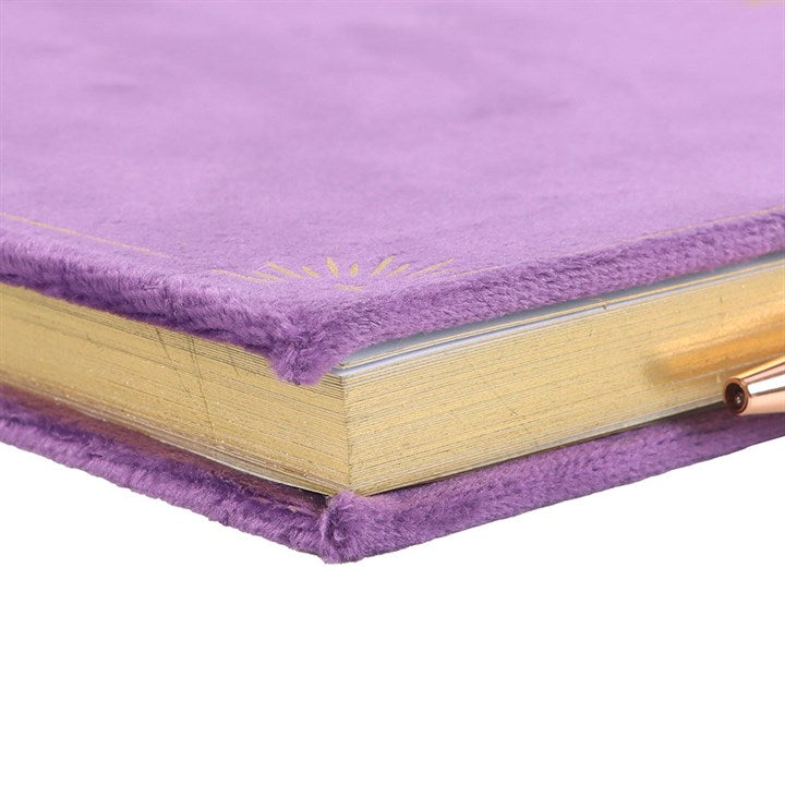 Book of Spells Journal with Amethyst Crystal Pen | A5