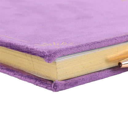 Book of Spells Journal with Amethyst Crystal Pen | A5