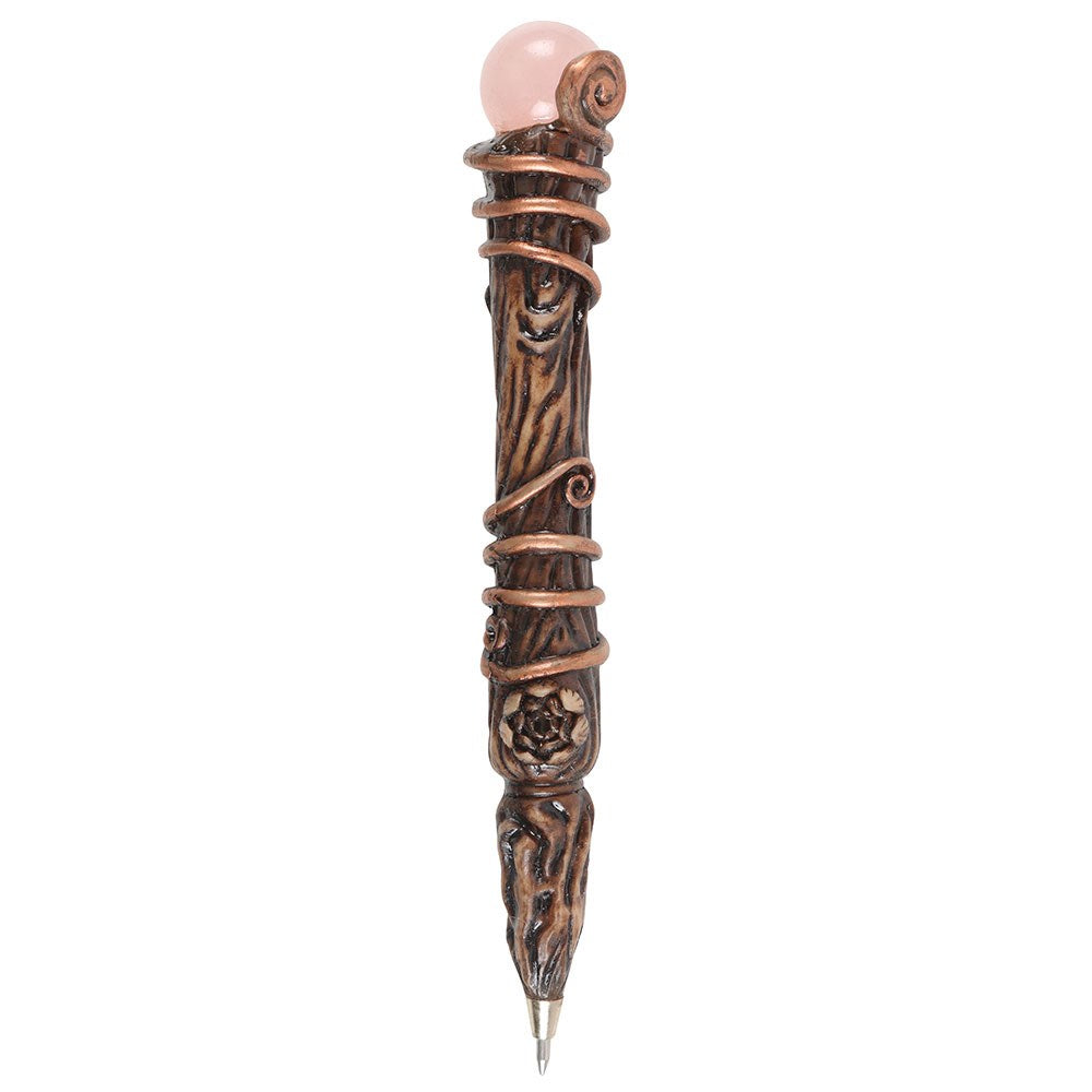 Rose Quartz Romance Wand Pen