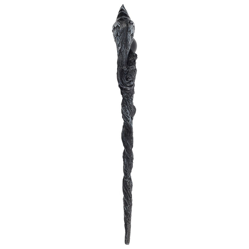 Dark Red-Eyed Raven Wand