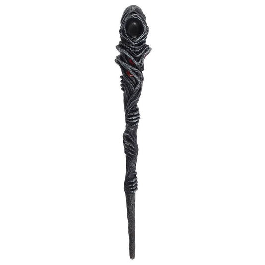 Dark Grim Reaper Spellcasting Wand - Crystal Nest