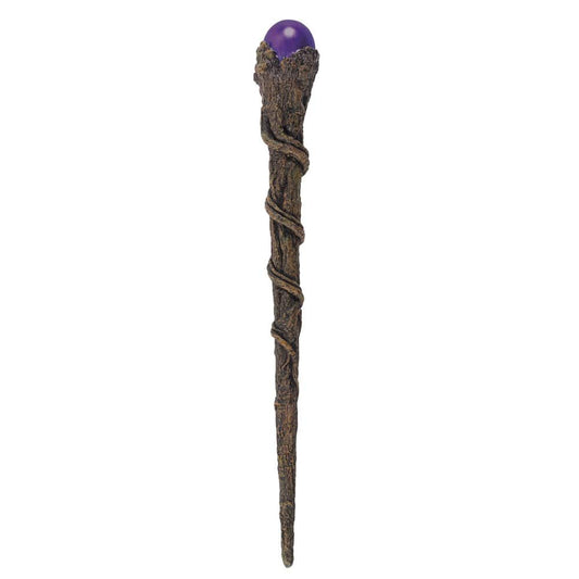 Branch Wand with Purple Sphere - Crystal Nest