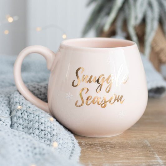 Pink Snuggle Season Ceramic Mug