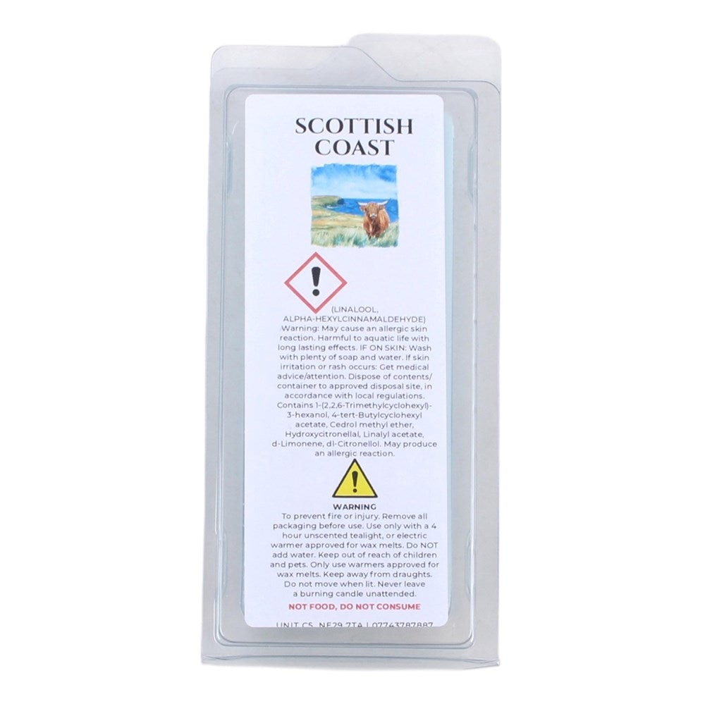 Scottish Coast Wax Melt Snap Bar | Ocean Breeze & Driftwood