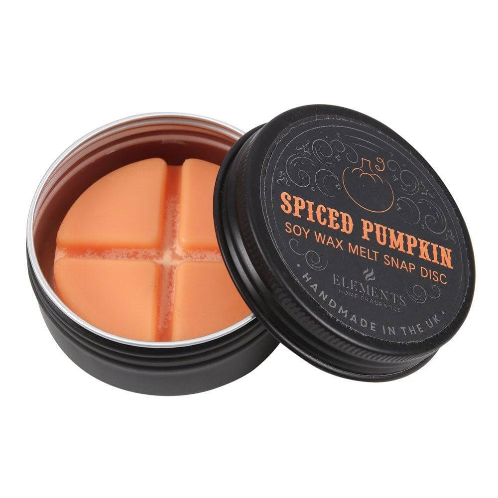 Spiced Pumpkin Soy Wax Melt Snap Disc - Crystal Nest