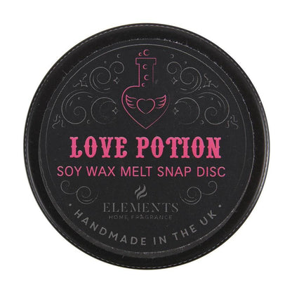 Love Potion Soy Wax Melt Snap Disc - Crystal Nest