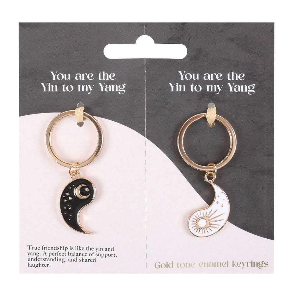 Yin Yang Best Friend Keyring Set