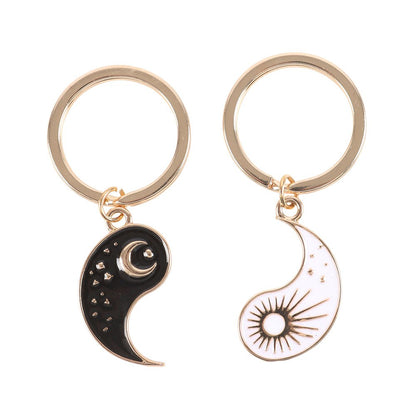 Yin Yang Best Friend Keyring Set