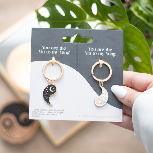 Yin Yang Best Friend Keyring Set