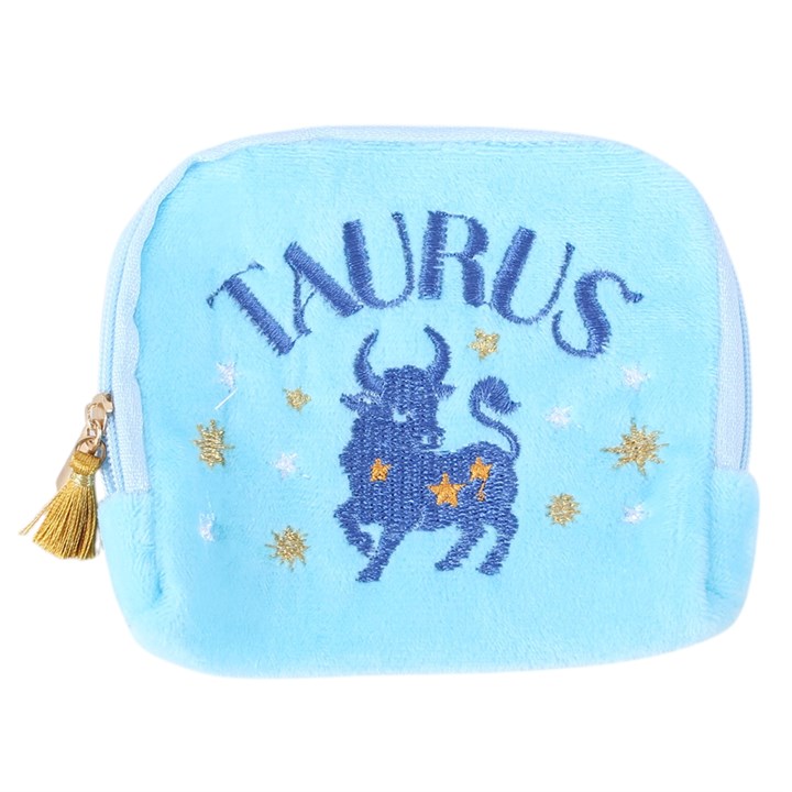 Zodiac Crystal Pouch | Velvet Star Sign Crystal Bag - Crystal Nest