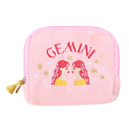 Zodiac Crystal Pouch | Velvet Star Sign Crystal Bag - Crystal Nest