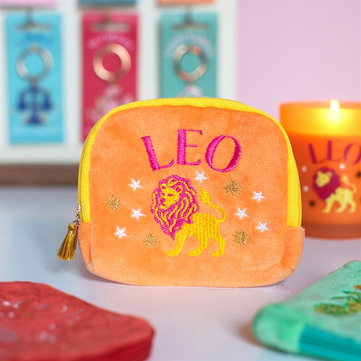 Zodiac Crystal Pouch | Velvet Star Sign Crystal Bag - Crystal Nest
