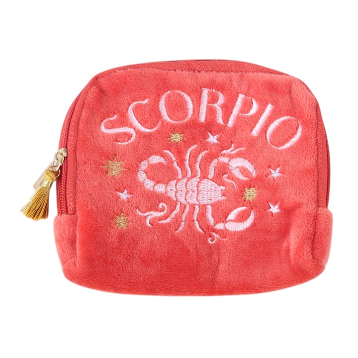 Zodiac Crystal Pouch | Velvet Star Sign Crystal Bag - Crystal Nest