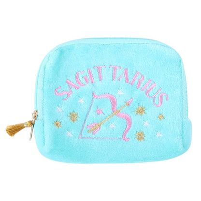 Zodiac Crystal Pouch | Velvet Star Sign Crystal Bag - Crystal Nest