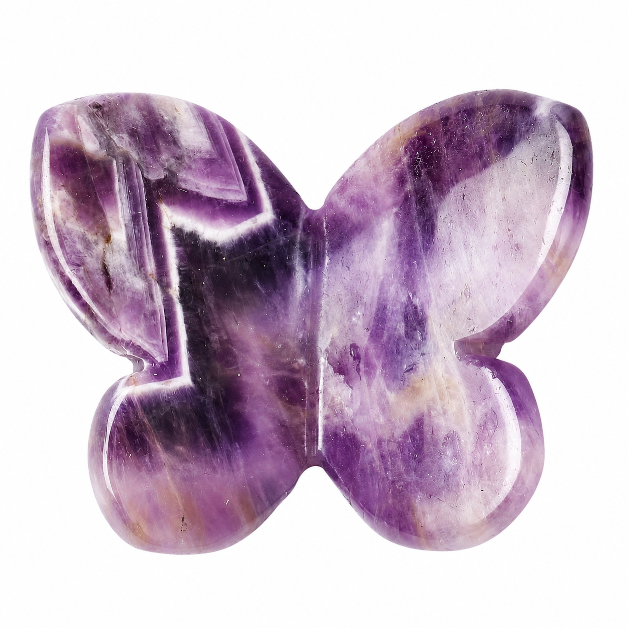 Amethyst Butterfly Crystal Carving