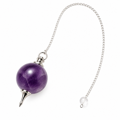 Amethyst Pendulum | Healing Crystal Divination & Dowsing Tool