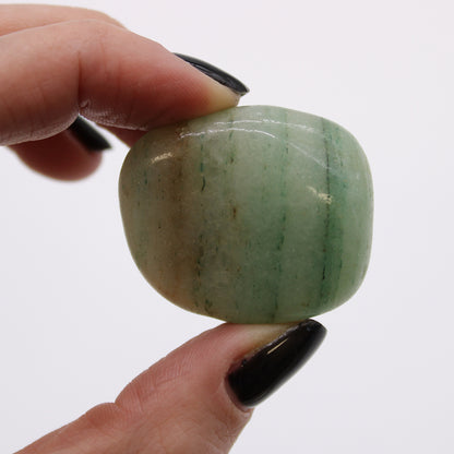 Green Aventurine Tumblestone - Large - Crystal Nest