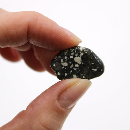 Guinea Fowl Tumblestone - Small - Crystal Nest