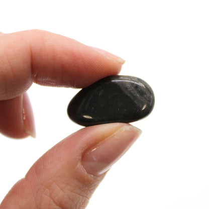 Black Onyx Tumblestone - Small - Crystal Nest