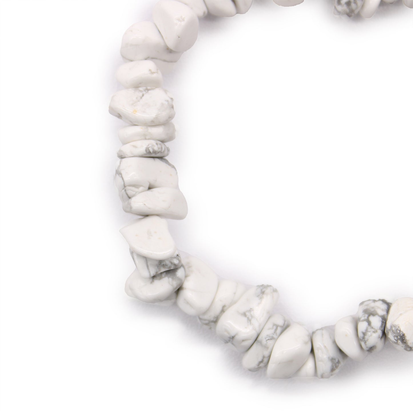 White Jasper Crystal Chip Bracelet - Crystal Nest