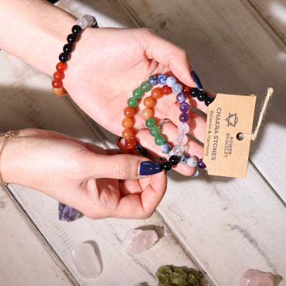 Chakra Power Bead Bracelet - Balance & Harmony - Crystal Nest