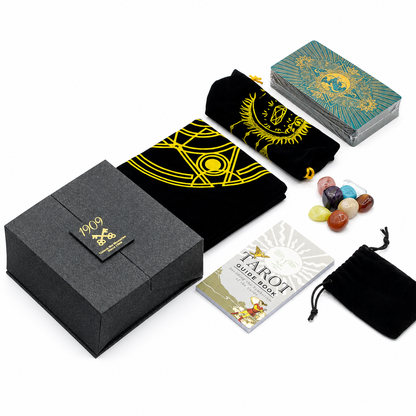 Gold & Turquoise Foil Tarot Ritual Set