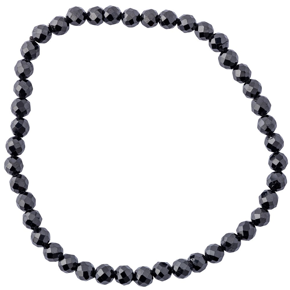 Feel Protected | Black Tourmaline Energy Bracelet (4mm) - Crystal Nest