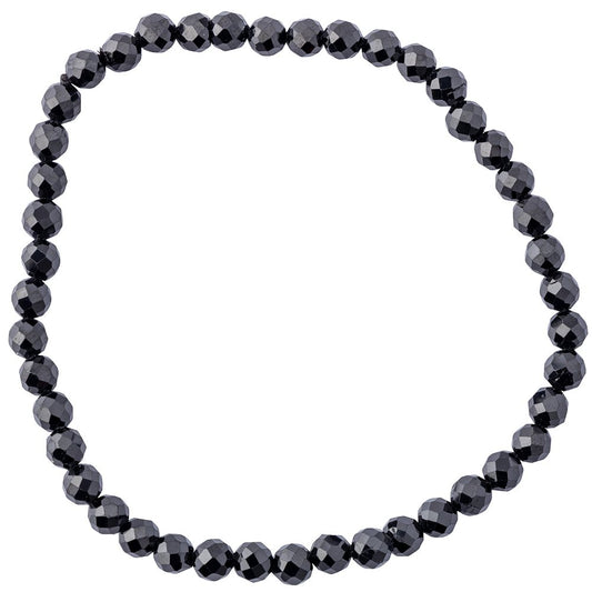 Feel Protected | Black Tourmaline Energy Bracelet (4mm) - Crystal Nest