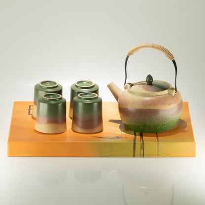 Japanese Kyusu Tea Gift Set | Loose Leaf Teapot & Cup Set