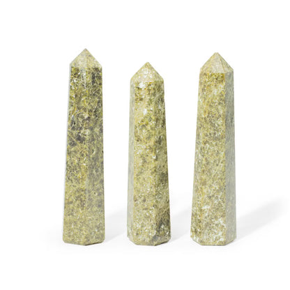 Epidote Crystal Tower Point | 11cm - Crystal Nest